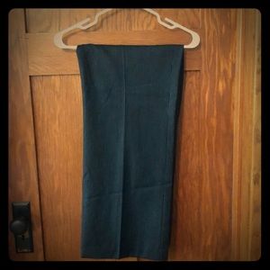 Ann Taylor Loft Julie black pinstripe pant